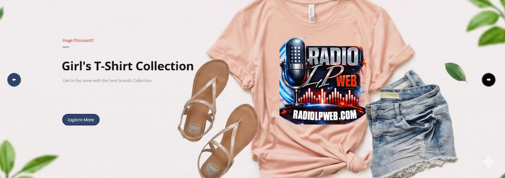 objet promotionel Radio lp Web